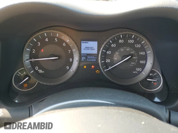 2019 Infiniti Q70 Luxe with VIN JN1BY1AR6KM585945, listed as a Copart auction lot 42006195 with 38,468 mi miles and Salvage title. Bid and sale history available at DreamBid. Image 9.