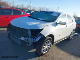 2021 Chevrolet Equinox LT with VIN 3GNAXUEV8MS174951, listed as a IAAI auction lot 41847493 with 58,049 mi miles. Bid and sale history available at carsss.com. Image 2.
