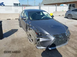 2017 Lexus IS with VIN JTHCM1D21H5022394, listed as a IAAI auction lot 41783159 with 53,859 mi miles. Bid and sale history available at carsss.com. Image 1.