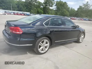 2014 Volkswagen Passat SEL Premium with VIN 1VWCN7A3XEC062797, listed as a Copart auction lot 60290515 with 83,279 mi miles and Salvage title. Bid and sale history available at DreamBid. Image 3.