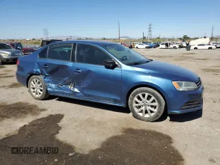 2015 Volkswagen Jetta SE with VIN 3VWD17AJ0FM418866, listed as a Copart auction lot 58523195 with 115,481 mi miles and Salvage title. Bid and sale history available at DreamBid. Image 4.