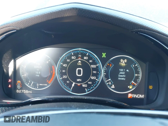 2015 Cadillac CTS Premium AWD with VIN 1G6AZ5S35F0129572, listed as a IAAI auction lot 42045670 with 62,758 mi miles and . Bid and sale history available at DreamBid. Image 7.