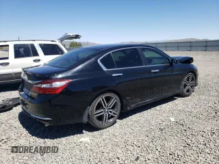2016 Honda Accord Sport z VIN 1HGCR2F59GA175838, wystawiony jako Copart lot #56034815 z przebiegiem 117 125 mil mil oraz Szkoda całkowita • Salvage title. Historia ofert i sprzedaży dostępna na DreamBid. Obrazek 3.