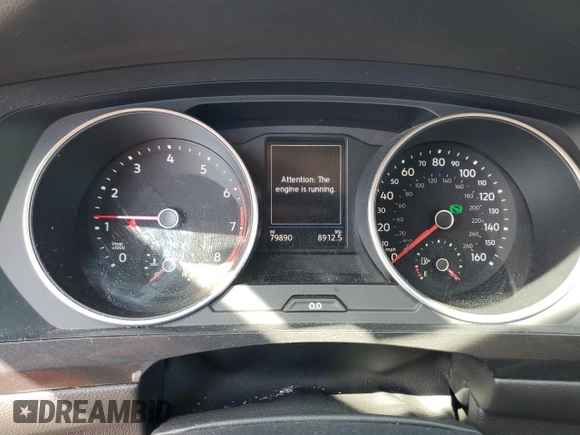 2019 Volkswagen Tiguan SE with VIN 3VV3B7AX6KM006625, listed as a Copart auction lot 54920675 with 79,890 mi miles and Salvage Title. Bid and sale history available at DreamBid. Image 9.