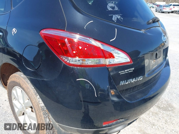 2014 Nissan Murano S with VIN JN8AZ1MW2EW510180, listed as a IAAI auction lot 41930346 with 155,754 mi miles and . Bid and sale history available at DreamBid. Image 19.