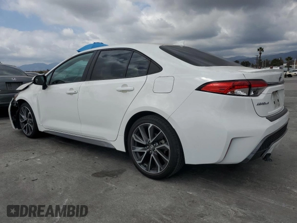 2020 Toyota Corolla SE with VIN 5YFS4RCE7LP027778, listed as a Copart auction lot 54358585 with 63,164 mi miles and Salvage Title. Bid and sale history available at carsss.com. Image 2.
