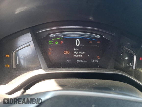 2020 Honda CR-V EX with VIN 7FART6H54LE025253, listed as a Copart auction lot 72110224 with 42,762 mi miles and Salvage Title. Bid and sale history available at DreamBid. Image 9.