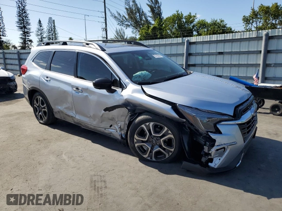 2024 Subaru Ascent Touring с VIN 4S4WMAWD8R3415072, выставлен на аукционе Copart как лот 55168845 с пробегом 22 827 миль миль и На запчасти • Non repairable. История ставок и продаж доступна на DreamBid. Изображение 4.