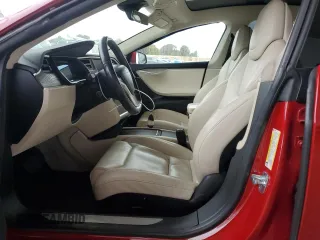 2017 Tesla Model S 100D with VIN 5YJSA1E29HF229425, listed as a Copart auction lot 54602195 with 128,886 mi miles and Salvage Title. Bid and sale history available at DreamBid. Image 7.