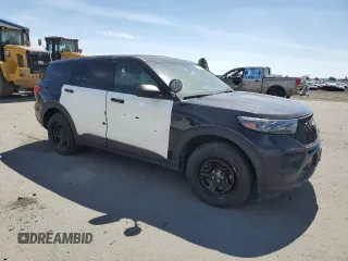 2022 Ford Police Interceptor Utility z VIN 1FM5K8AW7NNA10855, wystawiony jako Copart lot #49715495 z przebiegiem 49 764 mil mil oraz Szkody całkowita. Historia ofert i sprzedaży dostępna na DreamBid. Obrazek 4.