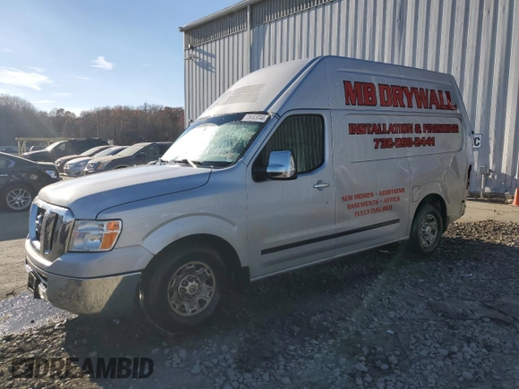 2012 Nissan NV SV with VIN 1N6AF0LYXCN115147, listed as a Copart auction lot 79483744 with 304,076 mi miles and Salvage Title. Bid and sale history available at carsss.com. Image 1.