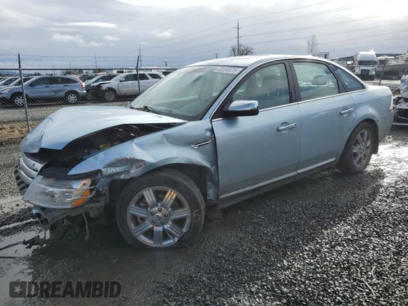 2009 Ford Taurus Limited with VIN 1FAHP25W09G118549, listed as a Copart auction lot 43234475 with 105,074 mi miles and Salvage Title. Bid and sale history available at carsss.com. Image 1.