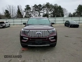 2022 Ford Explorer Platinum with VIN 1FM5K8HW4NNA06011, listed as a Copart auction lot 84296524 with 51,429 mi miles and Salvage Title. Bid and sale history available at carsss.com. Image 11.
