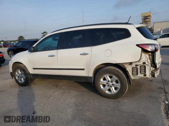 2017 Chevrolet Traverse LS with VIN 1GNKRFKD1HJ183777, listed as a Copart auction lot 54166265 with 205,567 mi miles and Salvage Title. Bid and sale history available at carsss.com. Image 2.