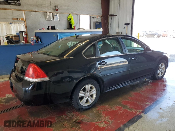 2014 Chevrolet Impala LS with VIN 2G1WA5E30E1156308, listed as a Copart auction lot 54533375 with 168,442 mi miles and Clean Title. Bid and sale history available at DreamBid. Image 3.