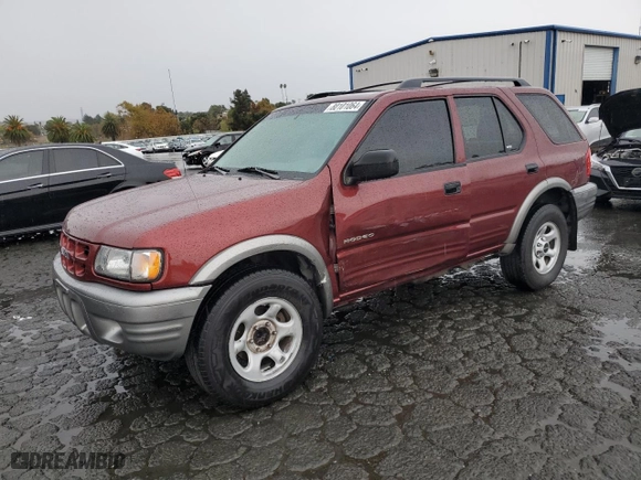2002 Isuzu Rodeo S with VIN 4S2CK58W624326351, listed as a Copart auction lot 80101064 with 210,782 mi miles and Salvage Title. Bid and sale history available at carsss.com. Image 1.