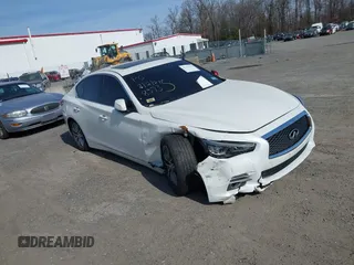 2015 Infiniti Q50 Sport with VIN JN1BV7AR3FM398373, listed as a IAAI auction lot 41714110 with Not provided miles and . Bid and sale history available at DreamBid. Image 1.
