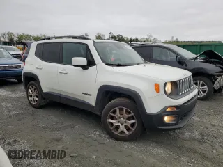 2015 Jeep Renegade Latitude with VIN ZACCJBBT2FPC17663, listed as a Copart auction lot 50494695 with 143,303 mi miles and Salvage Title. Bid and sale history available at carsss.com. Image 4.