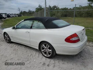 2007 Mercedes-Benz CLK 350 with VIN WDBTK56F67F211595, listed as a Copart auction lot 76596154 with 158,864 mi miles and Salvage Title. Bid and sale history available at DreamBid. Image 2.