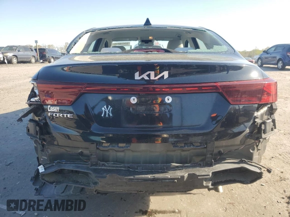 2022 Kia Forte LXS with VIN 3KPF24AD8NE467422, listed as a Copart auction lot 52419215 with 45,054 mi miles and Salvage Title. Bid and sale history available at DreamBid. Image 6.