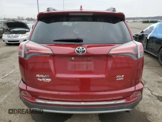 2018 Toyota RAV4 XLE with VIN JTMRFREV6JD233356, listed as a Copart auction lot 44265935 with 76,226 mi miles and Salvage Title. Bid and sale history available at DreamBid. Image 6.