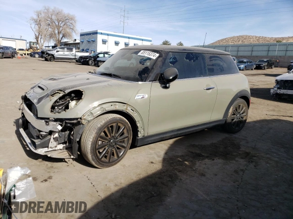 2020 MINI Hardtop Cooper S with VIN WMWXR5C0XL2M76663, listed as a Copart auction lot 85116374 with 16,919 mi miles and Salvage Title. Bid and sale history available at DreamBid. Image 1.