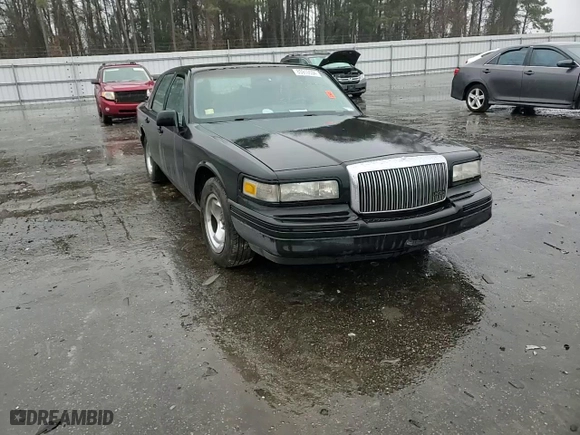 1997 Lincoln Town Car Executive with VIN 1LNLM81W7VY720905, listed as a Copart auction lot 85910534 with 0 mi miles and Salvage Title. Bid and sale history available at carsss.com. Image 10.