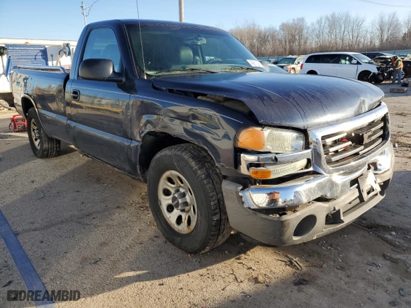 2005 GMC Sierra 1500 Work Truck with VIN 1GTEC14V35Z148140, listed as a Copart auction lot 42913265 with 162,340 mi miles and Salvage Title. Bid and sale history available at carsss.com. Image 4.