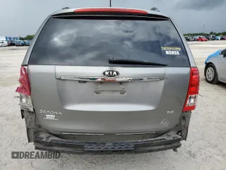 2012 Kia Sedona EX with VIN KNDMH4C71C6427585, listed as a Copart auction lot 62286314 with 0 mi miles and Salvage Title. Bid and sale history available at carsss.com. Image 6.