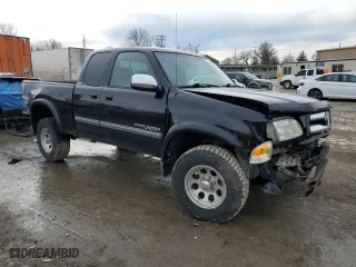 2006 Toyota Tundra SR5 with VIN 5TBBT44156S486975, listed as a Copart auction lot 45982685 with 142,325 mi miles and Salvage Title. Bid and sale history available at carsss.com. Image 4.