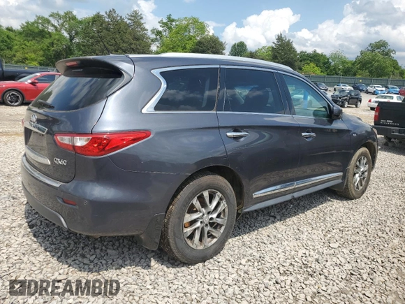 2014 Infiniti QX60 z VIN 5N1AL0MM2EC521585, wystawiony jako Copart lot #57173635 z przebiegiem 200 210 mil mil oraz Czysty tytuł • Clean title. Historia ofert i sprzedaży dostępna na DreamBid. Obrazek 3.