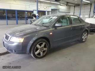 2004 Audi A4 1.8T with VIN WAULC68E44A071707, listed as a Copart auction lot 75366224 with 155,066 mi miles and Salvage Title. Bid and sale history available at carsss.com. Image 1.
