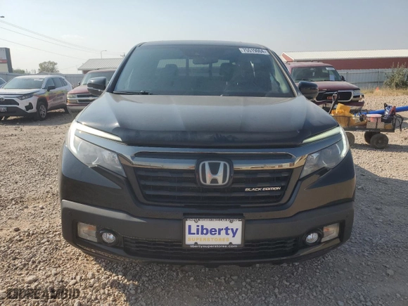 2018 Honda Ridgeline Black Edition with VIN 5FPYK3F89JB004537, listed as a Copart auction lot 75519004 with 74,595 mi miles and Salvage Title. Bid and sale history available at carsss.com. Image 5.