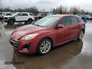 2010 Mazda Mazda3 s Grand Touring with VIN JM1BL1H61A1203540, listed as a Copart auction lot 46329835 with 201,295 mi miles and Salvage Title. Bid and sale history available at carsss.com. Image 1.