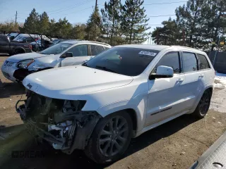 2018 Jeep Grand Cherokee High Altitude with VIN 1C4RJFCT1JC177718, listed as a Copart auction lot 42400755 with 124,757 mi miles and Salvage Title. Bid and sale history available at carsss.com. Image 1.