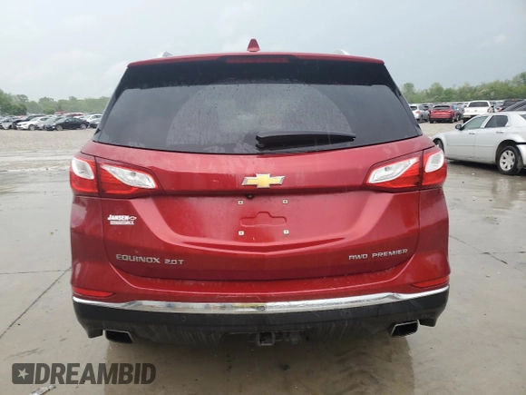 2019 Chevrolet Equinox Premier z VIN 2GNAXYEX6K6234567, wystawiony jako Copart lot #54831425 z przebiegiem 64 548 mil mil oraz Szkoda całkowita • Salvage title. Historia ofert i sprzedaży dostępna na DreamBid. Obrazek 6.