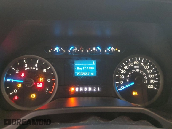 2015 Ford F-150 XLT with VIN 1FTEW1E88FFC08531, listed as a Copart auction lot 60347895 with 263,212 mi miles and Salvage title. Bid and sale history available at DreamBid. Image 9.
