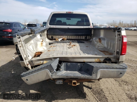 2010 Ford F-250 XL with VIN 1FTSX2B57AEA94424, listed as a Copart auction lot 52592675 with 243,149 mi miles and Salvage title. Bid and sale history available at DreamBid. Image 6.