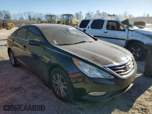 2013 Hyundai Sonata GLS with VIN 5NPEB4AC1DH790417, listed as a Copart auction lot 46342665 with 162,724 mi miles and Salvage Title. Bid and sale history available at DreamBid. Image 4.