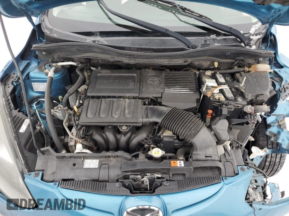 2012 Mazda 2 Sport with VIN JM1DE1KZ1C0151843, listed as a Copart auction lot 88695585 with 121,510 mi miles and Non Repairable. Bid and sale history available at DreamBid. Image 13.