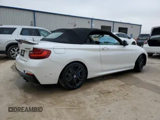 2016 BMW 2 Series M235i with VIN WBA1M1C59GV393903, listed as a Copart auction lot 78515724 with 0 mi miles and Salvage Title. Bid and sale history available at carsss.com. Image 3.