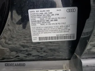 2023 Audi Q5 S line Premium Plus with VIN WA1EAAFY8P2146208, listed as a Copart auction lot 43449345 with 34,444 mi miles and Salvage Title. Bid and sale history available at carsss.com. Image 13.