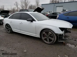 2019 Audi S4 Premium Plus with VIN WAUB4AF46KA078743, listed as a Copart auction lot 38001543 with 58,087 mi miles. Bid and sale history available at carsss.com. Image 4.