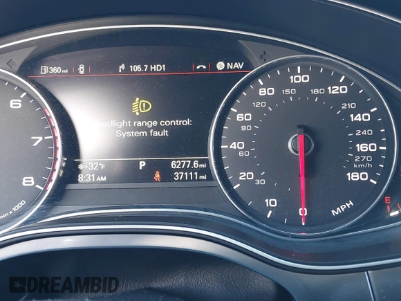 2014 Audi A6 Prestige with VIN WAUHGAFC8EN137457, listed as a IAAI auction lot 41854825 with 37,111 mi miles and . Bid and sale history available at DreamBid. Image 15.