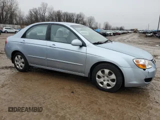 2008 Kia Spectra EX with VIN KNAFE121085561270, listed as a Copart auction lot 81918313 with 96,708 mi miles and Clean Title. Bid and sale history available at carsss.com. Image 4.