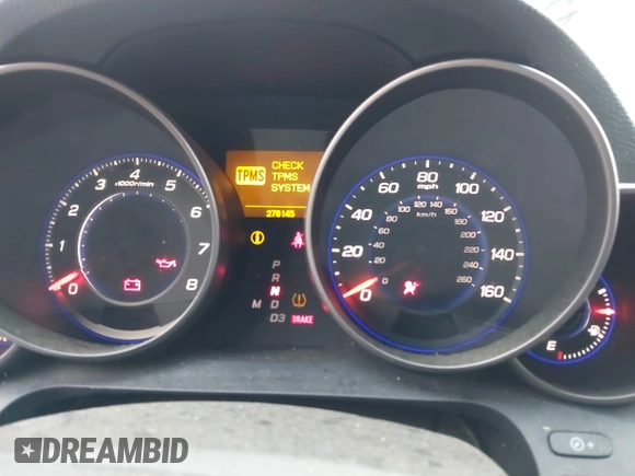 2009 Acura MDX Tech Pkg with VIN 2HNYD28609H530435, listed as a IAAI auction lot 42007161 with 278,145 mi miles. Bid and sale history available at carsss.com. Image 7.