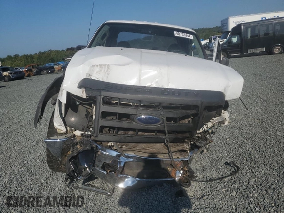 2010 Ford F-250 XL with VIN 1FTSW2A59AEA19292, listed as a Copart auction lot 68735244 with 106,646 mi miles and Salvage title. Bid and sale history available at DreamBid. Image 5.