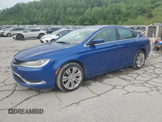 2015 Chrysler 200 Limited with VIN 1C3CCCAB9FN583805, listed as a Copart auction lot 57056495 with 132,445 mi miles and Salvage title. Bid and sale history available at DreamBid. Image 1.