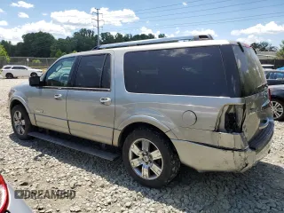 2008 Ford Expedition EL Limited with VIN 1FMFK20508LA24056, listed as a Copart auction lot 60408054 with 146,834 mi miles and Salvage Title. Bid and sale history available at carsss.com. Image 2.