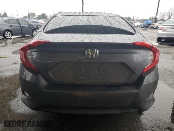2018 Honda Civic Sedan LX with VIN 2HGFC2F50JH602542, listed as a Copart auction lot 48079095 with 58,041 mi miles and Salvage Title. Bid and sale history available at carsss.com. Image 6.